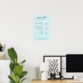 Modernes, preisgekröntes Poster (Heimbüro)