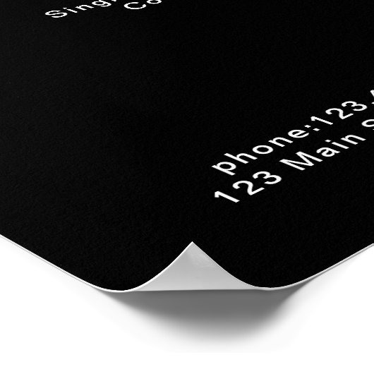 Modernes, preisgekröntes Poster (Ecke)