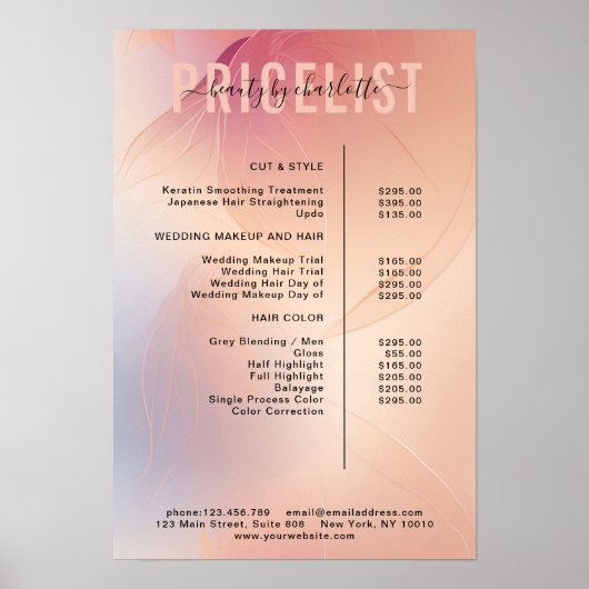 Modernes, preisgekröntes Poster (Vorne)