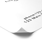 Modernes, preisgekröntes Poster (Ecke)