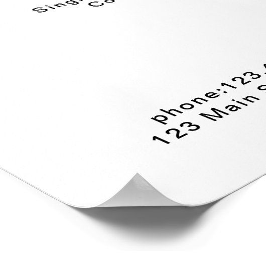 Modernes, preisgekröntes Poster (Ecke)