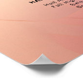 Modernes, preiswertes Zeichen Poster (Ecke)
