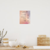 Modernes, preiswertes Zeichen Poster (Küche)