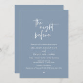 Modernes Probe Dinner Party Einladung (Vorne/Hinten)