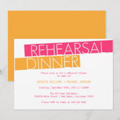 Modernes Probe Einladung (Vorne/Hinten)