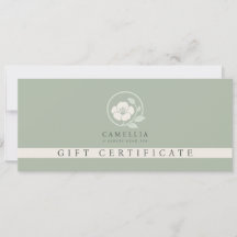Modernes professionelles Kopf-Spa-Geschenkgutschei