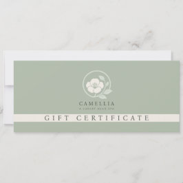 Modernes professionelles Kopf-Spa-Geschenkgutschei Einladung