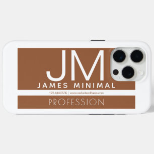 Modernes professionelles minimalistisches Design Case-Mate iPhone Hülle