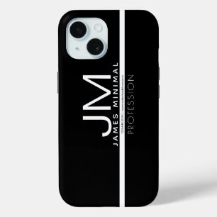 Modernes professionelles minimalistisches Design iPhone 15 Hülle