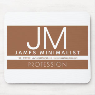 Modernes professionelles minimalistisches Design Mousepad