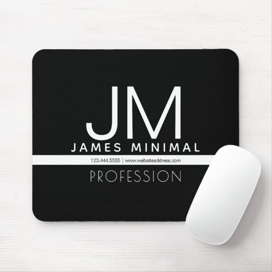 Modernes professionelles minimalistisches Design | Mousepad (Mit Mouse)