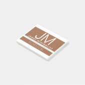 Modernes professionelles minimalistisches Design | Post-it Klebezettel (angewinkelt)