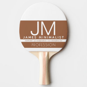 Modernes professionelles minimalistisches Design Tischtennis Schläger