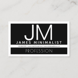 Modernes professionelles minimalistisches Design   Visitenkarte