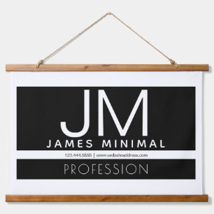 Modernes professionelles minimalistisches Design   Wandteppich Mit Holzrahmen