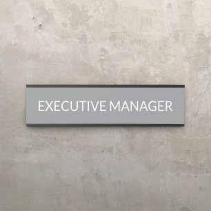 Modernes professionelles Türschild für Büros