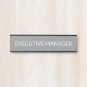 Modernes professionelles Türschild für Büros (Vorderseite )
