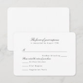 Modernes Profil UAWG RSVP Karte (Vorne/Hinten)