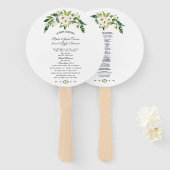 Modernes Programm für Blumenzehen Fächer (Vorne und Hinten)