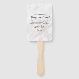 Modernes Programm für rosa und graue Marmor Fächer