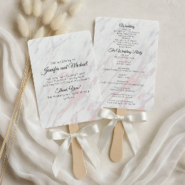 Modernes Programm für rosa und graue Marmor Fächer