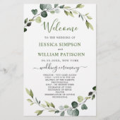 Modernes Programm zur Zeremonie der Eukalyptus Wre (Vorderseite)