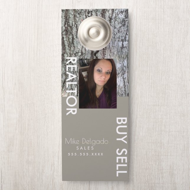 Modernes Property Manager Zuhause Sales Broker Türanhänger (Auf Knauf)