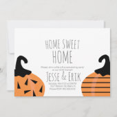 Modernes Pumpkin Fall Housewarming Party Einladung (Vorderseite)