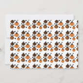 Modernes Pumpkin Fall Housewarming Party Einladung (Rückseite)