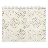 Modernes Punkt-Elfenbein u. schwarzer kleiner Kalender (Titelbild)