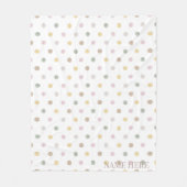Modernes Punkt Fleece Blanket (Vorderseite)