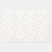 Modernes Punkt Wrapping Paper Set Geschenkpapier Set (Vorderseite)