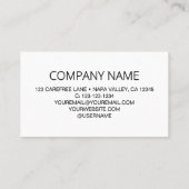 Modernes QR Code Circuit-Logo Visitenkarte (Rückseite)