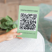Modernes QR Code Marketing Promo Flyer