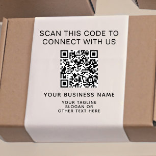 Modernes QR-Code Permastempel