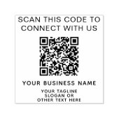 Modernes QR-Code Permastempel (Design)