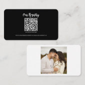 Modernes QR-Code-Register Visitenkarte (Vorne/Hinten)