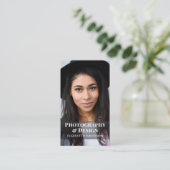 Modernes QR-Foto Beruflich Visitenkarte (Stehend Vorderseite)