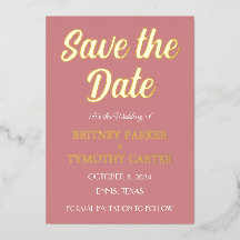 Modernes QR-Foto Dusty Rose Script Wedding Foi