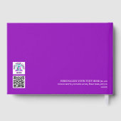 Modernes QR-Logo-Kirchen-Oster-Gästebuch Gästebuch (Rückseite)