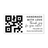Modernes QR- oder LOGO-Business Permastempel (Design)