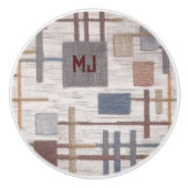 Modernes Quadrat-Design mit Keramik-Türknopf Keramikknauf (Vorderseite)