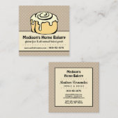 Modernes Quadratische Visitenkarte (Vorne/Hinten)