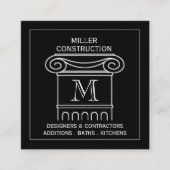 Modernes Quadratische Visitenkarte (Vorderseite)