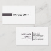 Modernes Quarz Elegantes Berufliches Schlichtes We Visitenkarte (Vorne/Hinten)