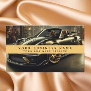 Modernes Racecar Mechanik Automotive Business Visitenkarte