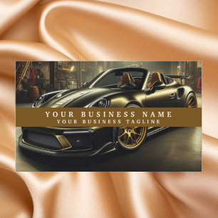 Modernes Racecar Mechanik Automotive Business Visitenkarte