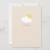 Modernes Rainbow-Birthday-Foto Einladung (Rückseite)