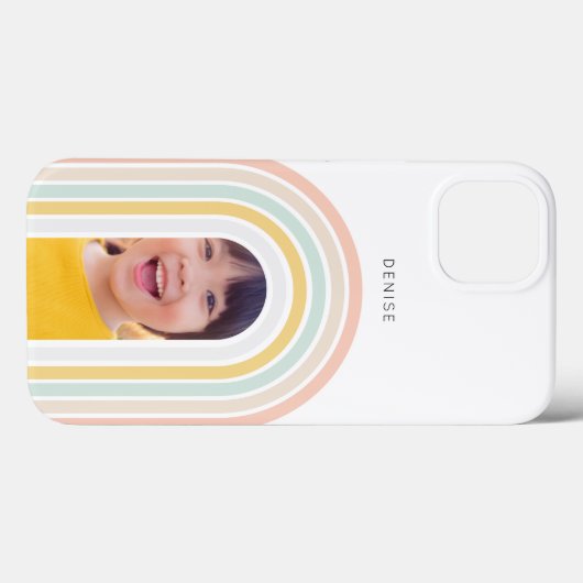 Modernes Rainbow-Foto Case-Mate iPhone Hülle (Rückseite (Horizontal))