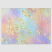 Modernes Rainbow-Gradient- und Gold-Marmormuster